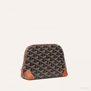 Goyard Vendôme Cosmetic Pouch Black / Brown | MPQT6012