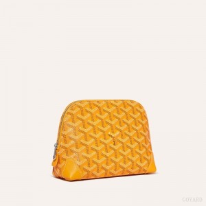 Goyard Vendôme Cosmetic Pouch Yellow | QVQS7356