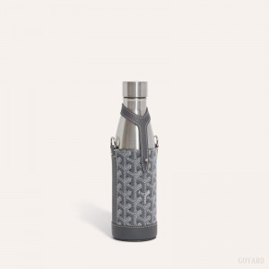 Goyard Yonne MM Case & Flask Grey | CHAD0788