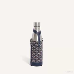 Goyard Yonne MM Case & Flask Navy Blue | ALZW2004