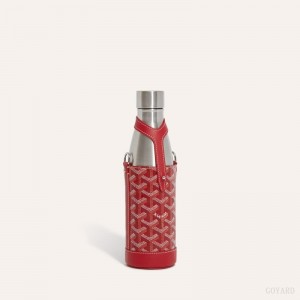 Goyard Yonne MM Case & Flask Red | PVQV4180