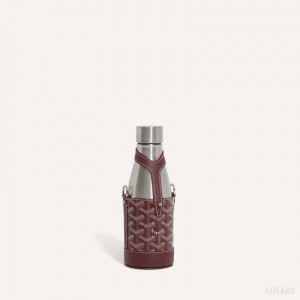 Goyard Yonne PM Case & Flask Burgundy | VCSG5763