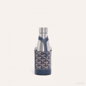 Goyard Yonne PM Case & Flask Navy Blue | ZHXE6904