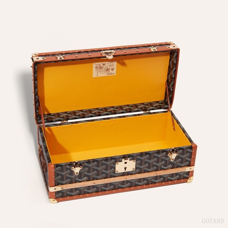 Goyard 352 CASE Black / Brown | ZGBW6701