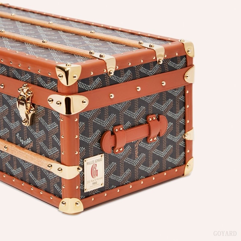 Goyard 352 CASE Black / Brown | ZGBW6701