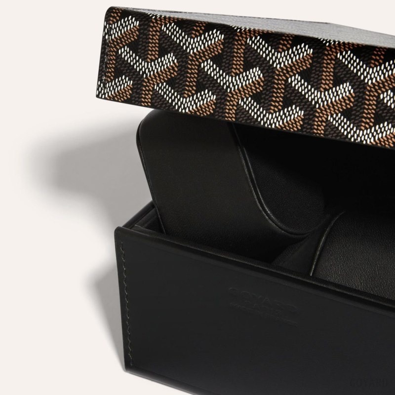 Goyard 4 WATCH CASE Black | BRTY2285