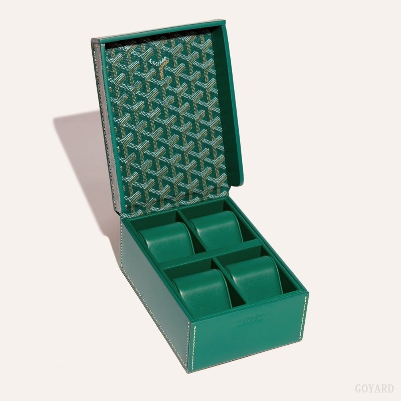 Goyard 4 WATCH CASE Green | JWEG1927