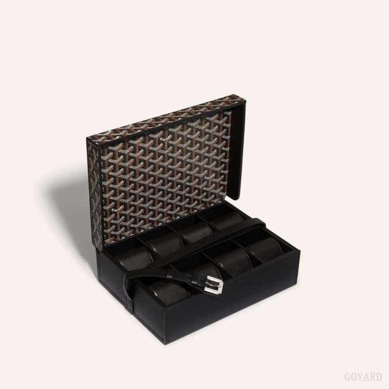 Goyard 8 WATCH CASE Black | CYDH4661