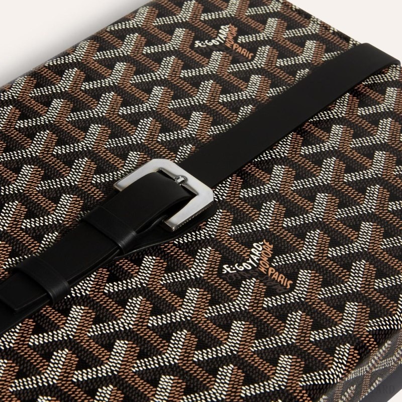 Goyard 8 WATCH CASE Black | CYDH4661