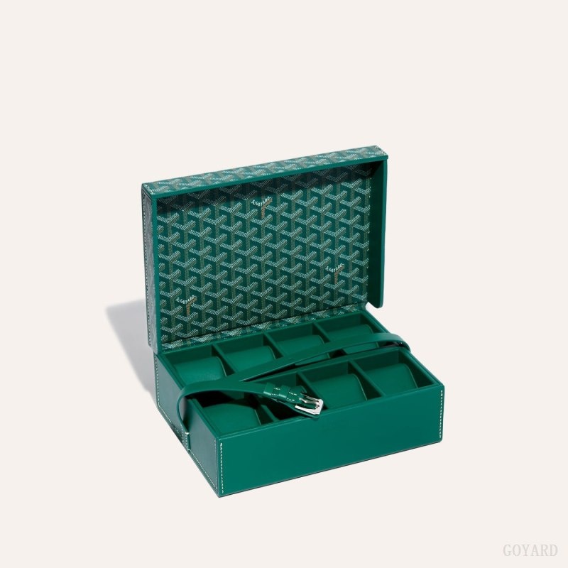 Goyard 8 WATCH CASE Green | FDBC7933