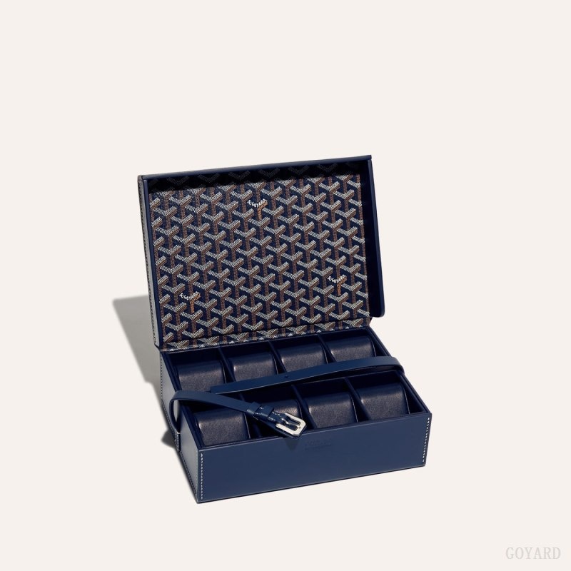 Goyard 8 WATCH CASE Navy Blue | ZBCE4936