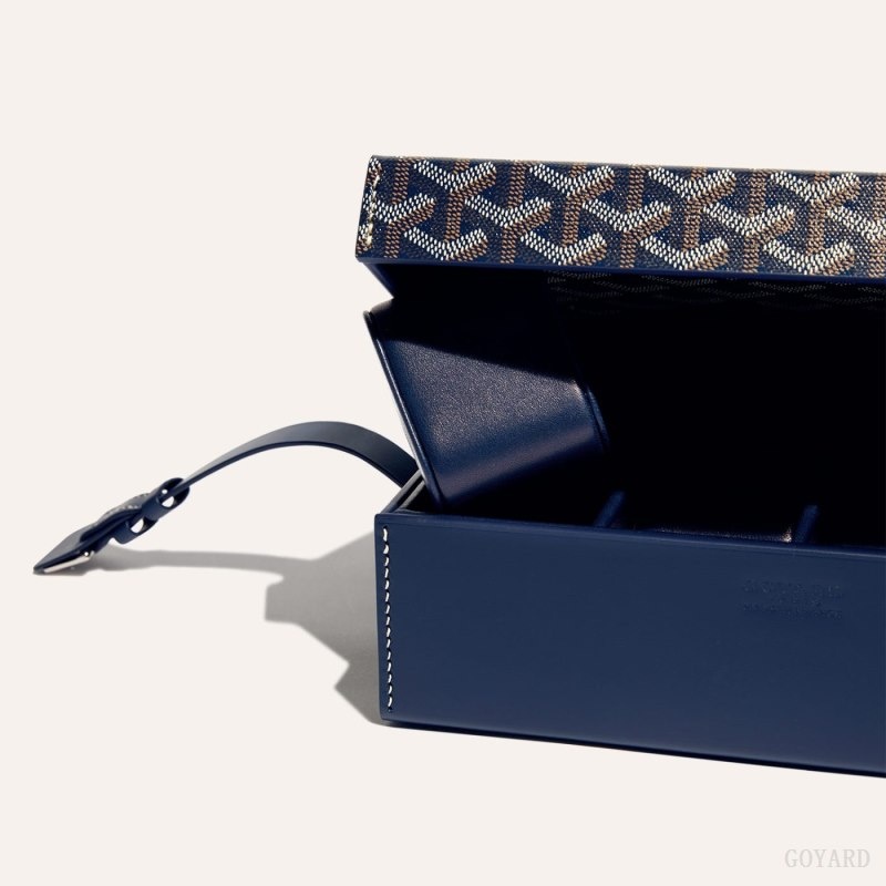 Goyard 8 WATCH CASE Navy Blue | ZBCE4936