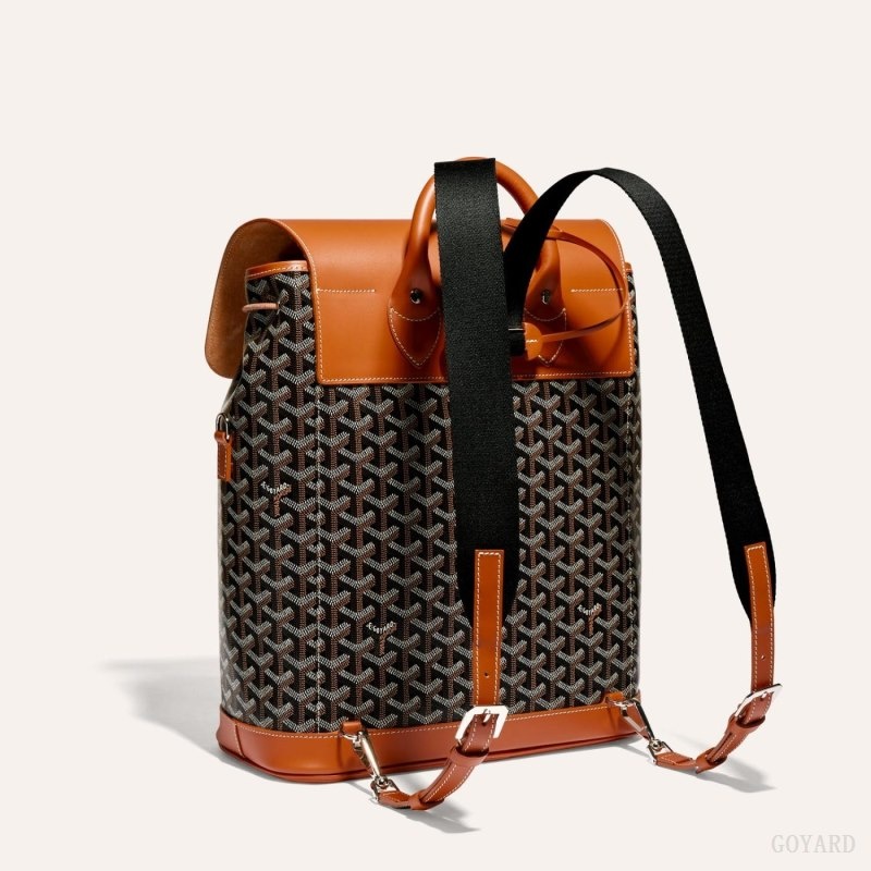 Goyard ALPIN MM BACKPACK Black / Brown | RORO4543