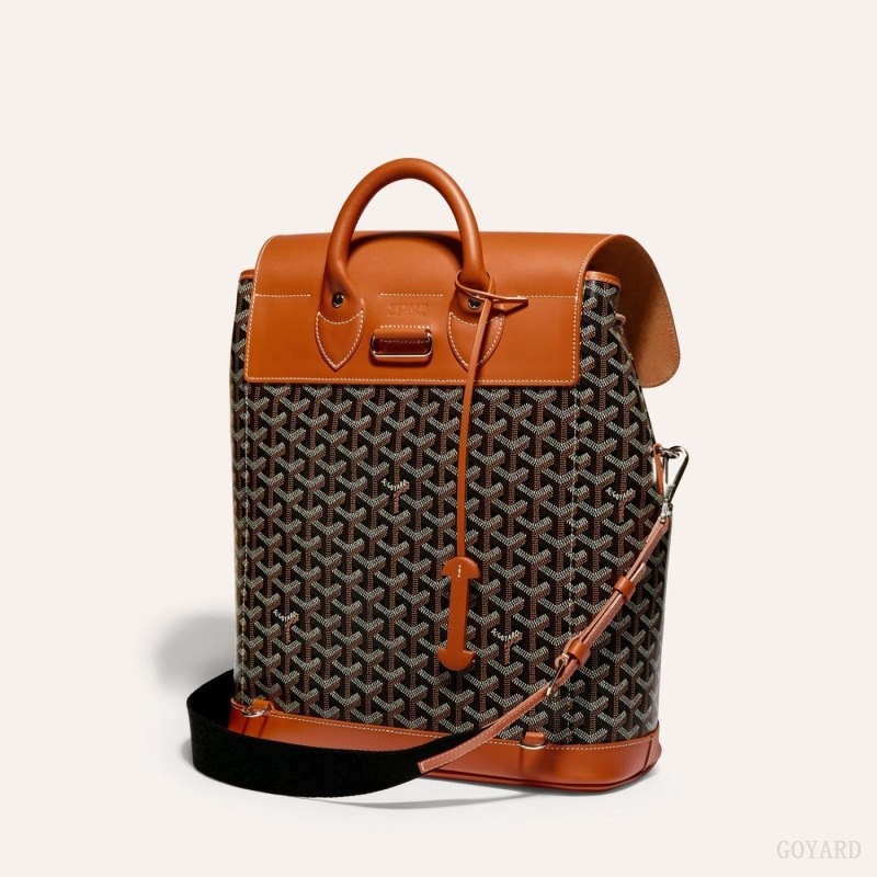 Goyard ALPIN MM BACKPACK Black / Brown | RORO4543