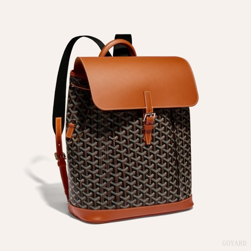 Goyard ALPIN MM BACKPACK Black / Brown | RORO4543