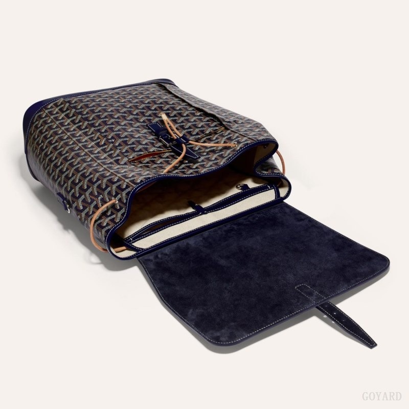 Goyard ALPIN MM BACKPACK Navy Blue | FYEE3807