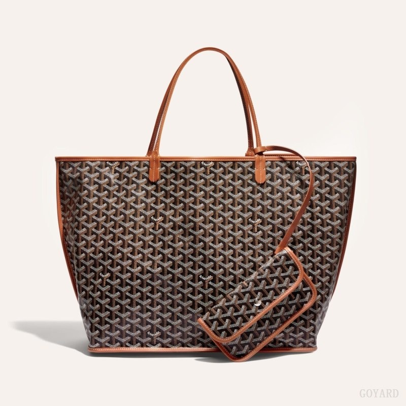 Goyard ANJOU GM BAG Black / Brown | GINO7847