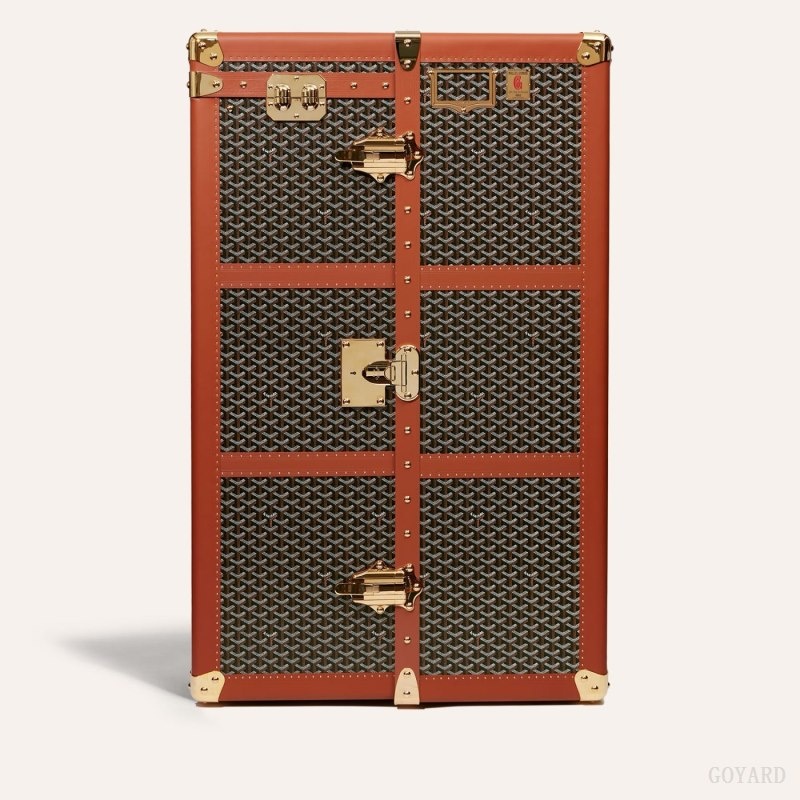 Goyard ARMOIRE TRUNK Black / Brown | ETRI5213