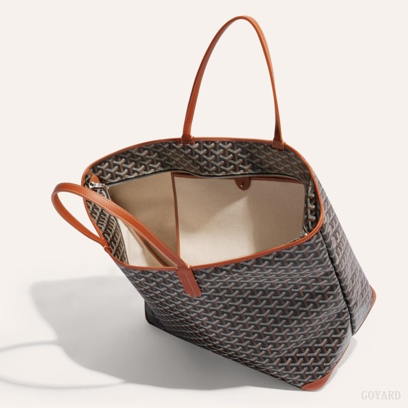 Goyard ARTOIS GM BAG Black / Brown | BSYJ0184