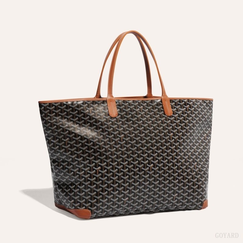 Goyard ARTOIS GM BAG Black / Brown | BSYJ0184