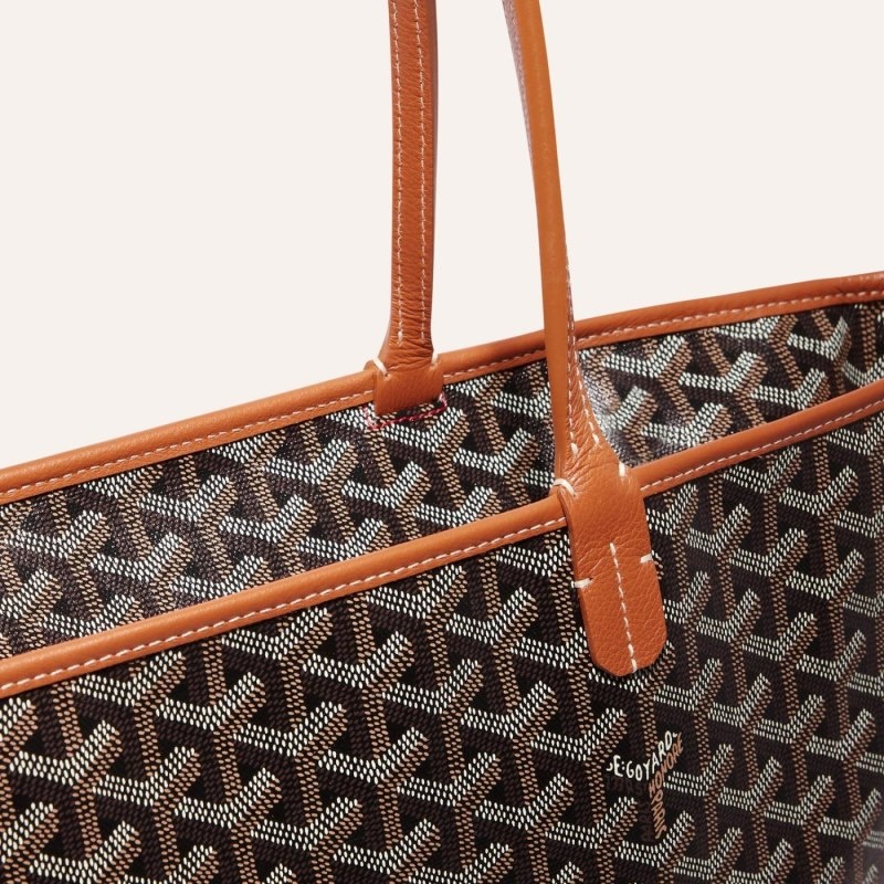 Goyard ARTOIS MM BAG Black / Brown | PFNZ7554