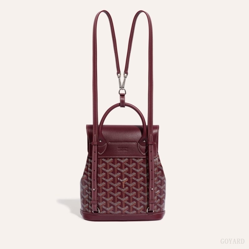 Goyard Alpin Mini Backpack Burgundy | AIAD7714