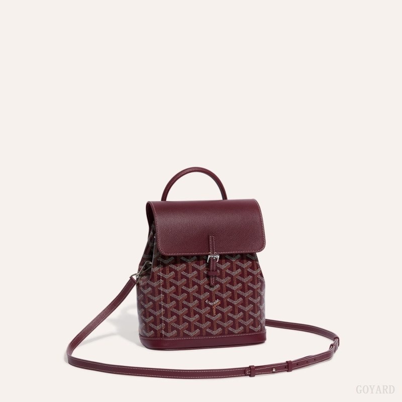 Goyard Alpin Mini Backpack Burgundy | AIAD7714