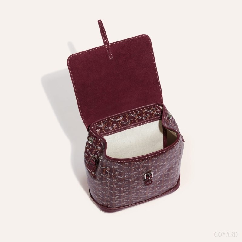 Goyard Alpin Mini Backpack Burgundy | AIAD7714