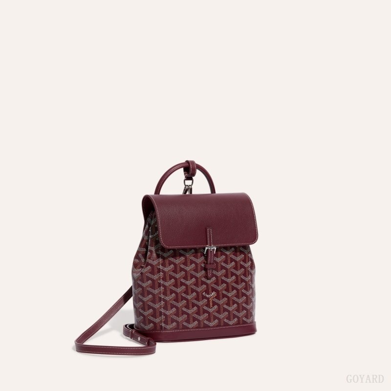 Goyard Alpin Mini Backpack Burgundy | AIAD7714