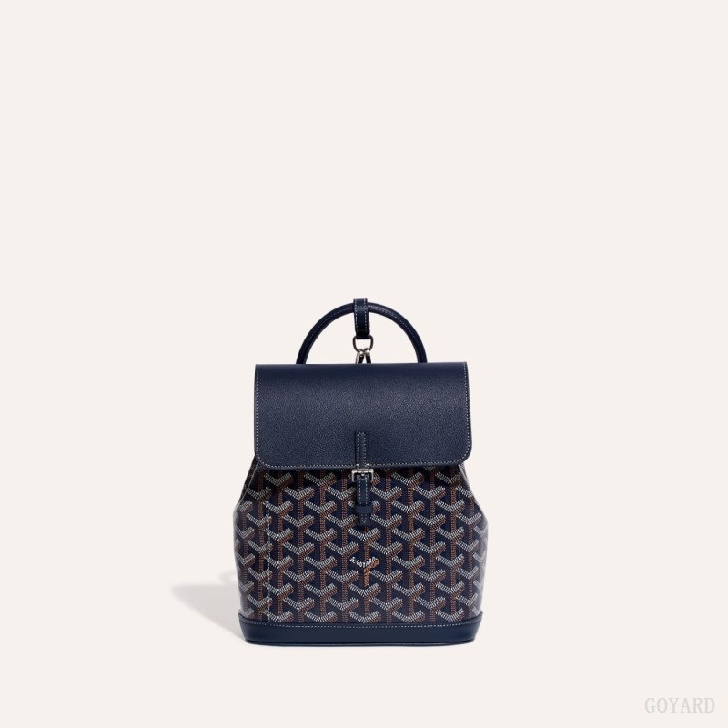 Goyard Alpin Mini Backpack Navy Blue | RHSX7930