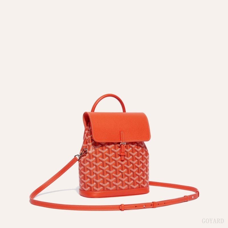 Goyard Alpin Mini Backpack Orange | HNFT9942