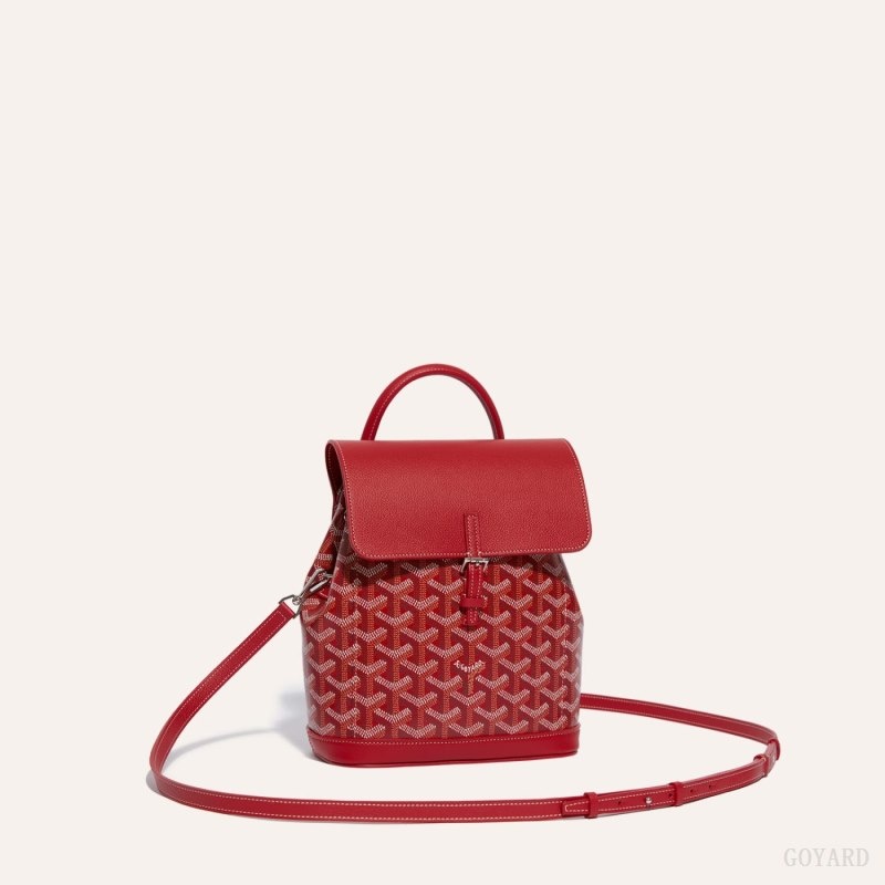 Goyard Alpin Mini Backpack Red | FMND2735