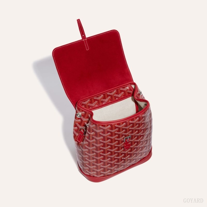 Goyard Alpin Mini Backpack Red | FMND2735