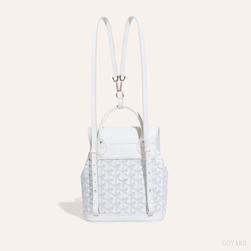 Goyard Alpin Mini Backpack White | UGBF4719