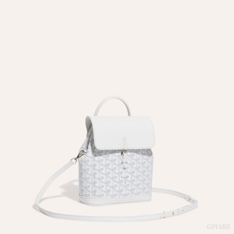 Goyard Alpin Mini Backpack White | UGBF4719