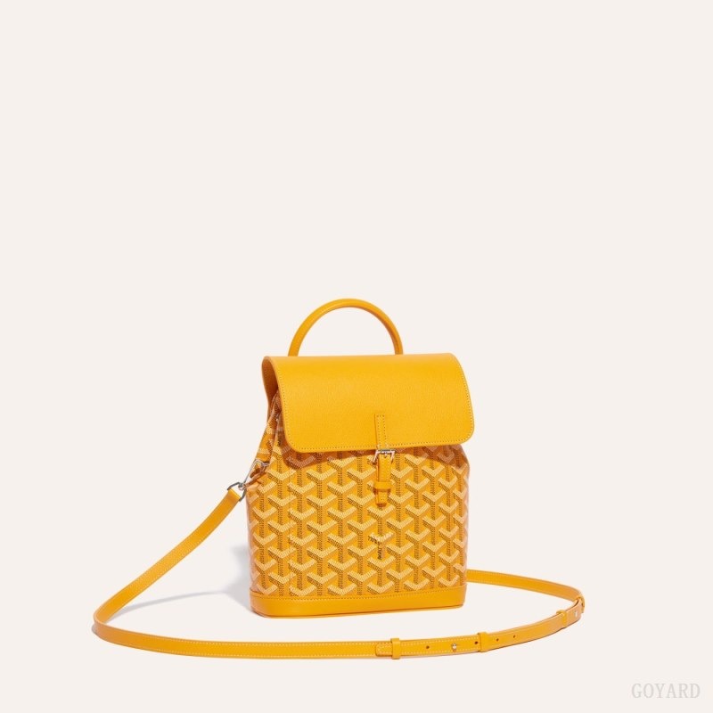 Goyard Alpin Mini Backpack Yellow | PSMA3585