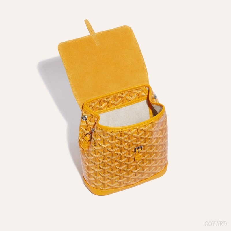 Goyard Alpin Mini Backpack Yellow | PSMA3585