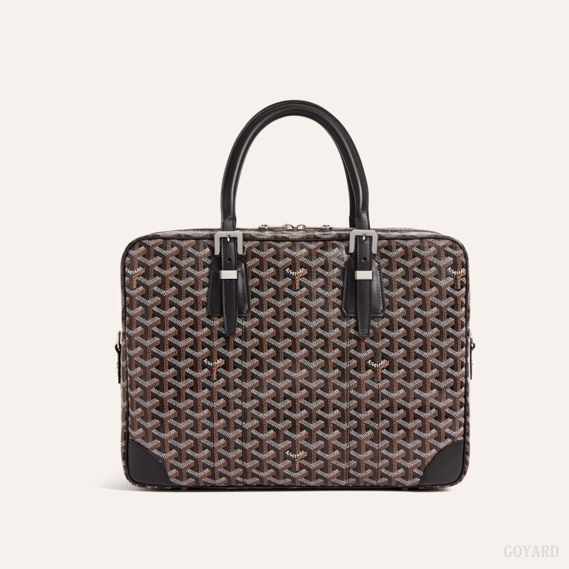 Goyard Ambassade MM Document Case Black | QDMI6392