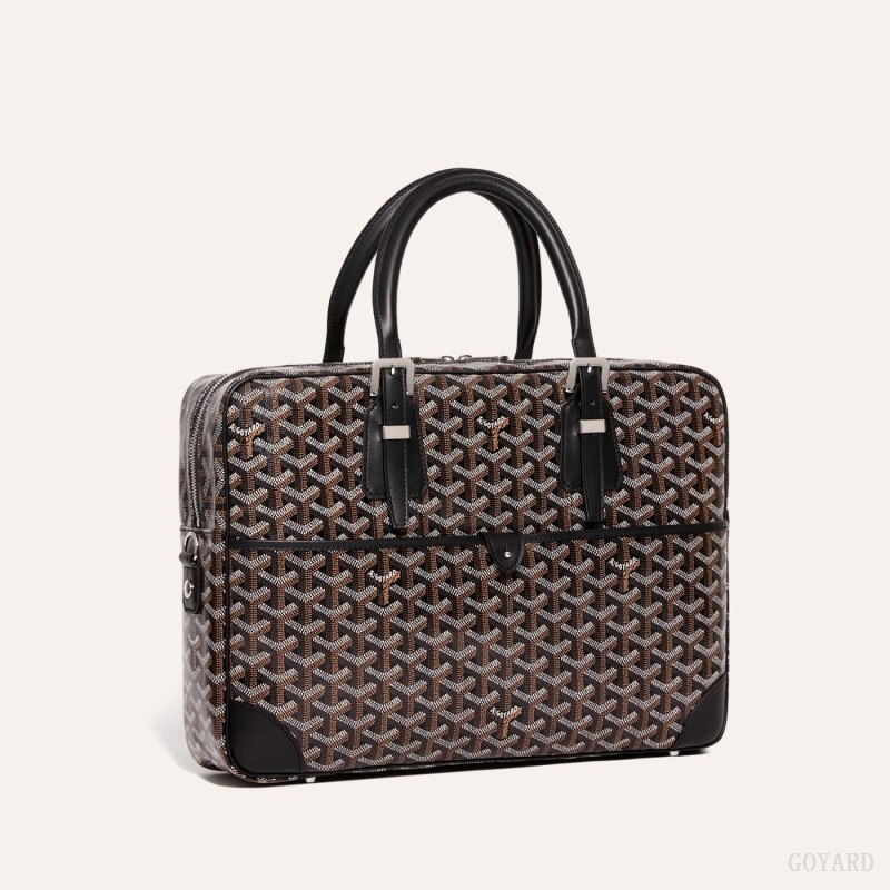 Goyard Ambassade MM Document Case Black | QDMI6392