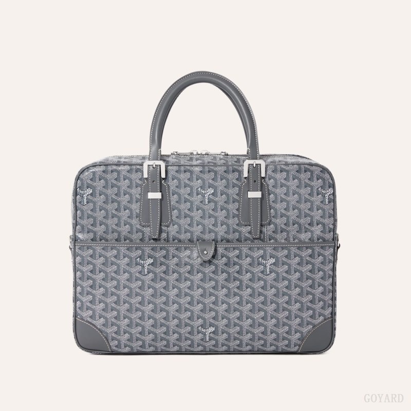 Goyard Ambassade MM Document Case Grey | TBTQ5617