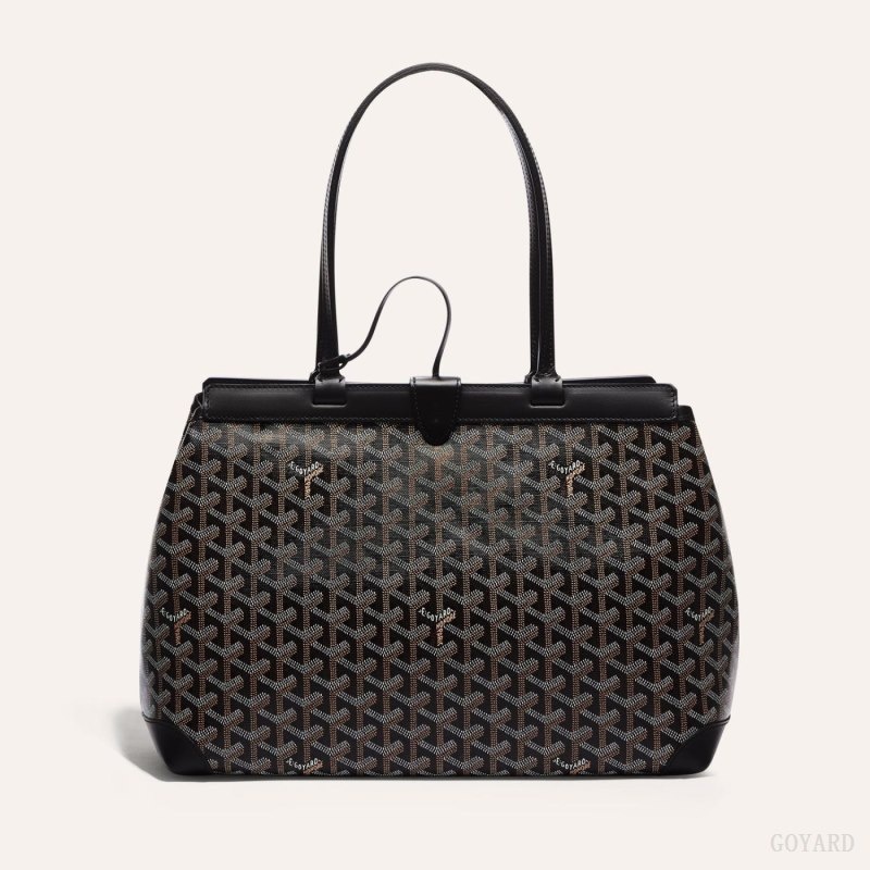 Goyard BELLECHASSE BIAUDE PM BAG Black | FZNS8726