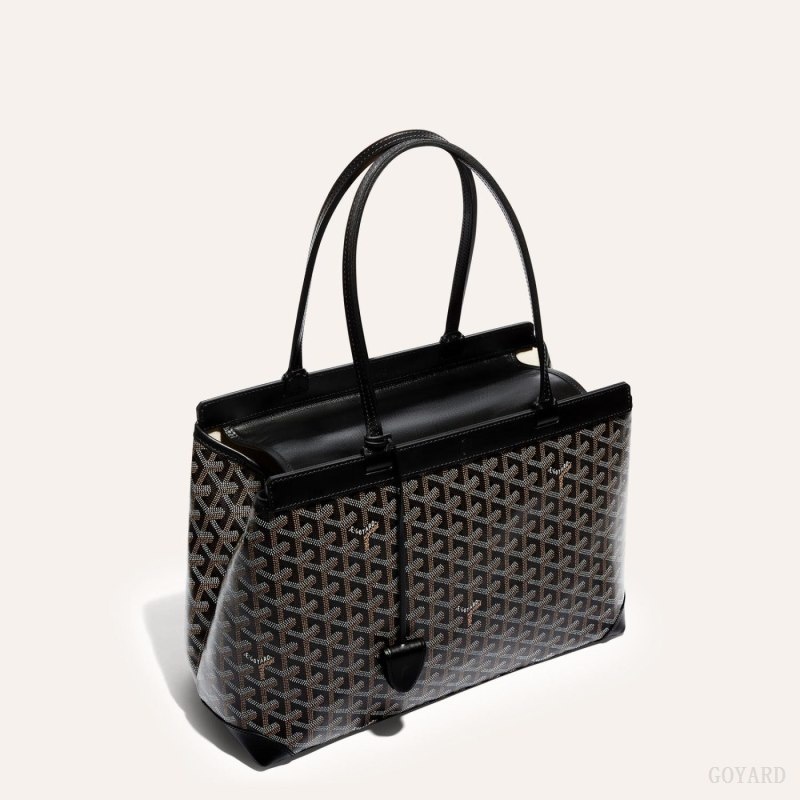 Goyard BELLECHASSE BIAUDE PM BAG Black | FZNS8726