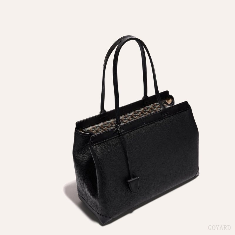 Goyard BELLECHASSE BIAUDE PM BAG Black | JVTU2389