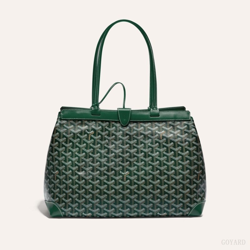 Goyard BELLECHASSE BIAUDE PM BAG Green | LFLW8494