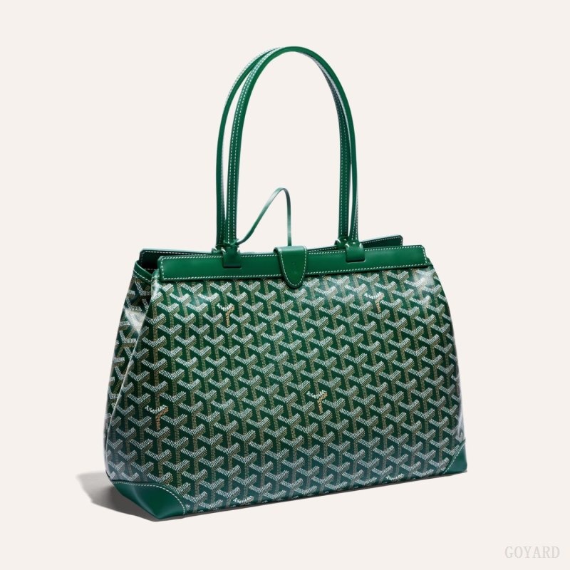 Goyard BELLECHASSE BIAUDE PM BAG Green | LFLW8494