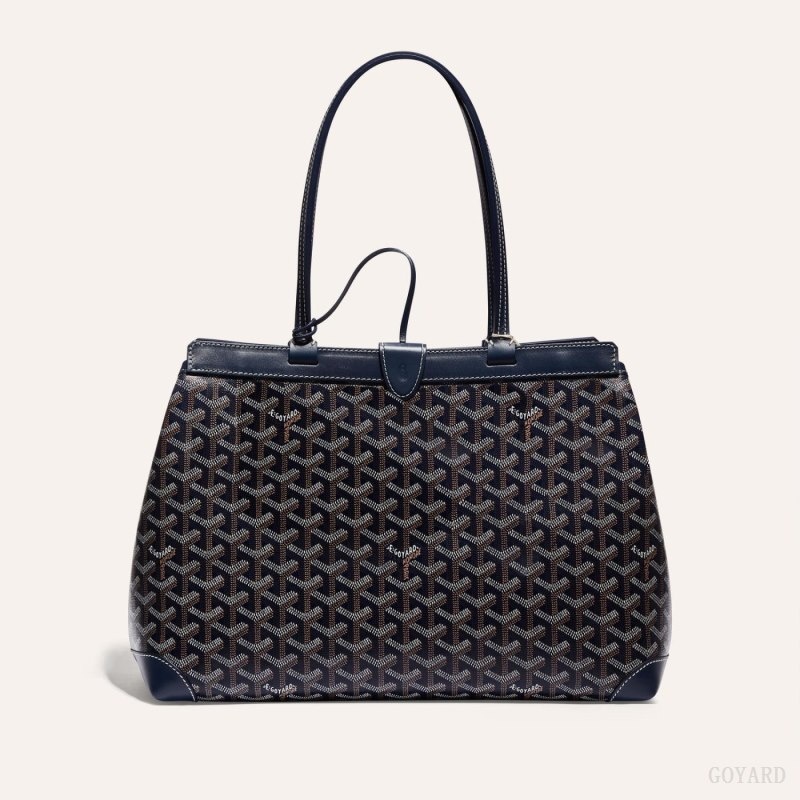 Goyard BELLECHASSE BIAUDE PM BAG Navy Blue | IPVF9374