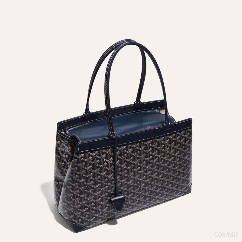 Goyard BELLECHASSE BIAUDE PM BAG Navy Blue | IPVF9374