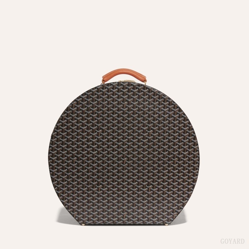 Goyard BOITE CHAPEAU Black / Brown | DLZL9692