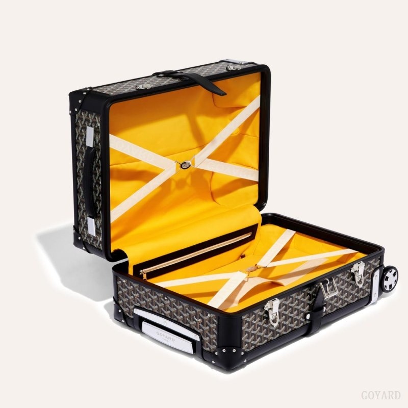 Goyard BOURGET PM TROLLEY CASE Black | KBDO1775