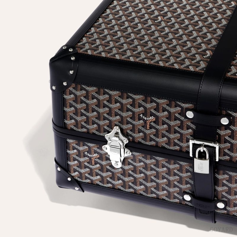 Goyard BOURGET PM TROLLEY CASE Black | KBDO1775